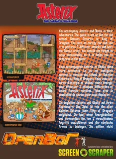 Asterix And Caesars Challenge - Dos