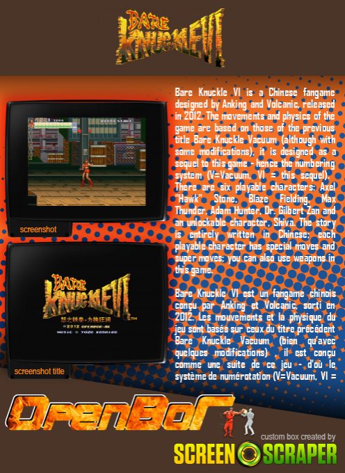 Bare Knuckle 6 dos