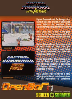 Captain Commando And The Avengers - Dos
