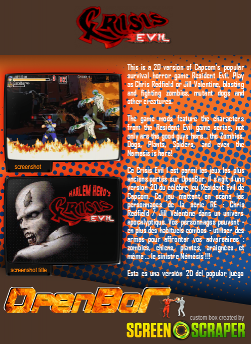Crisis Evil I: Remake - Dos
