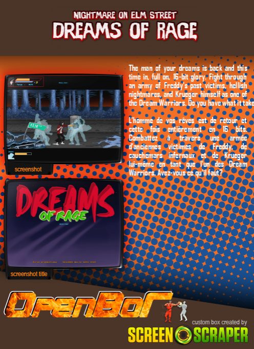 Dreams Of Rage (nightmare On Elm Street) dos