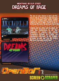 Dreams Of Rage (nightmare On Elm Street) - Dos