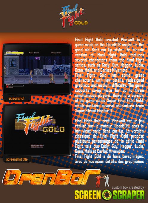Final Fight Gold dos