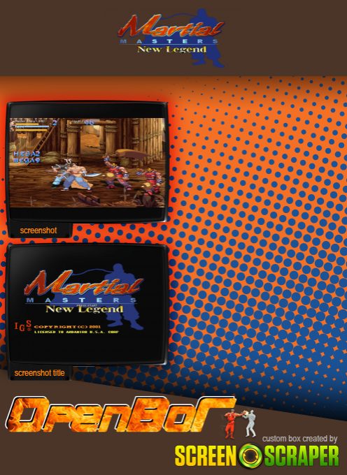 Martial Masters - New Legend - Dos