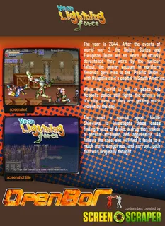 Neon Lightning Force - Dos