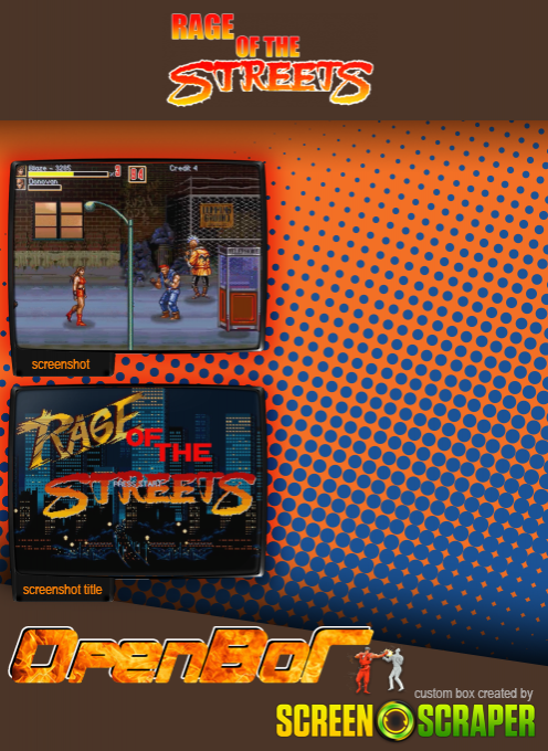 Rage of the Streets megapack - Dos