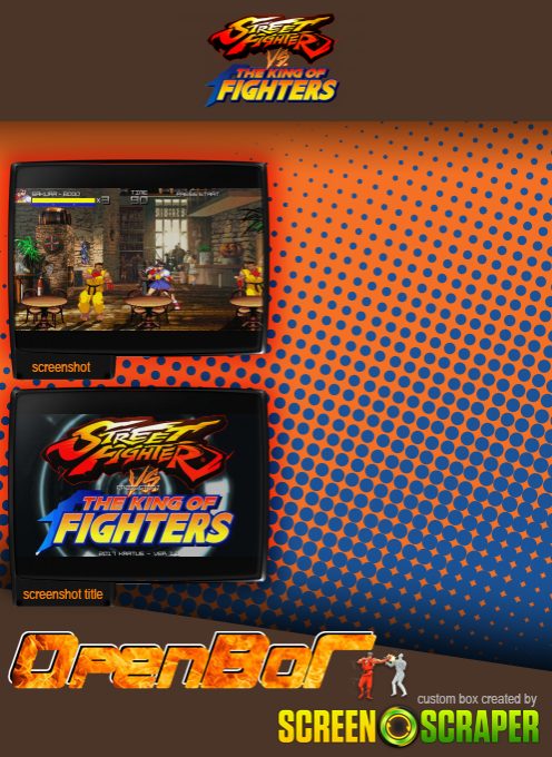 Street Fighter Vs The King of Fighters dos