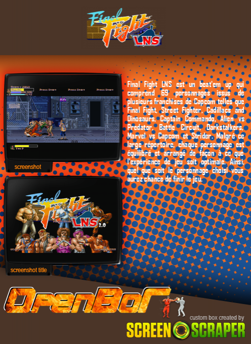 Super Final Fight Gold Plus LNS - Dos
