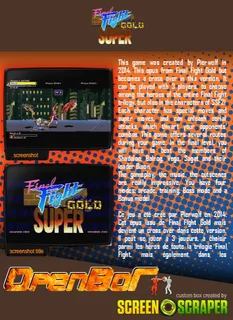 Super Final Fight Gold - Dos