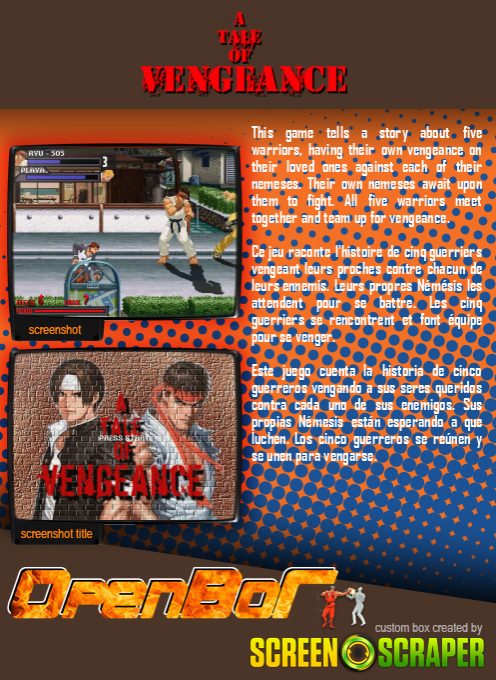 Tale Of Vengeance, A dos