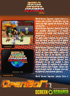 World Heroes - Supreme Justice Extra dos
