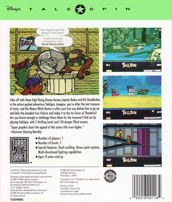 TaleSpin dos