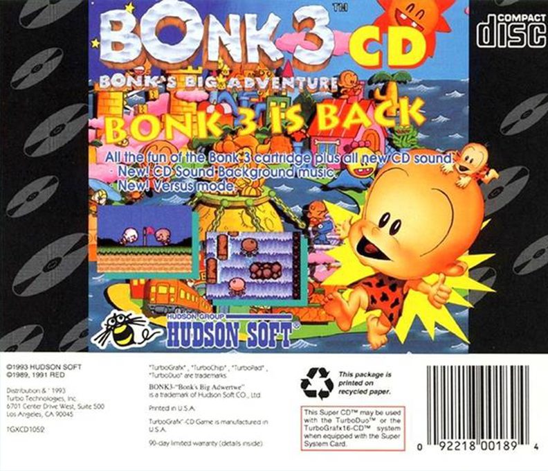 Bonk 3 : Bonk's Big Adventure dos