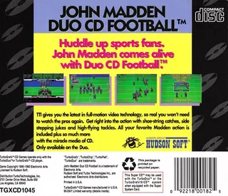 John Madden Duo Cd Football - Dos