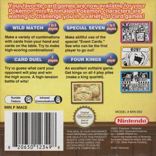 Pokémon Zany Cards dos