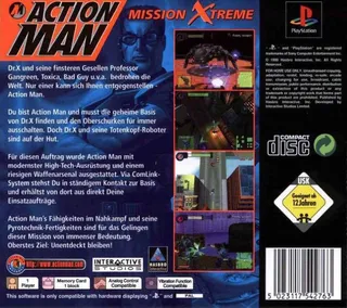 Action Man : Mission Extrême dos