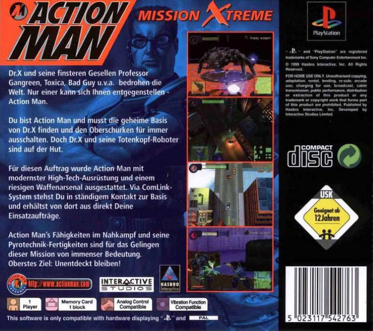 Action Man - Operation Extreme dos