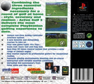 Actua Golf 3 dos