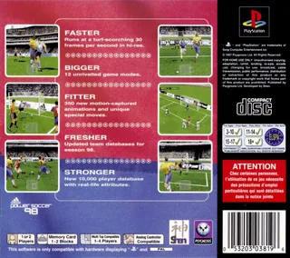 Adidas Power Soccer 98 dos