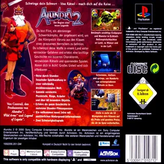 Alundra 2 : Une Légende Est Née dos
