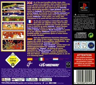 Arcade's Greatest Hits : The Atari Collection 1 - Dos