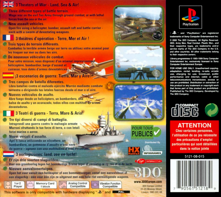 Army Men : World War, Land, Sea, Air - Dos