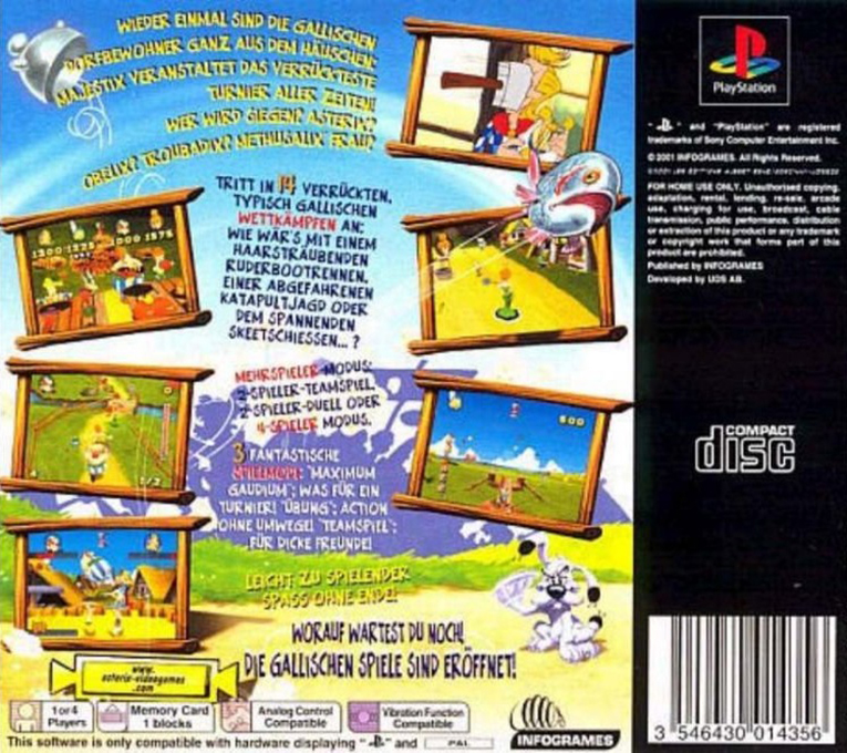 Astérix Maxi-Delirium - Dos