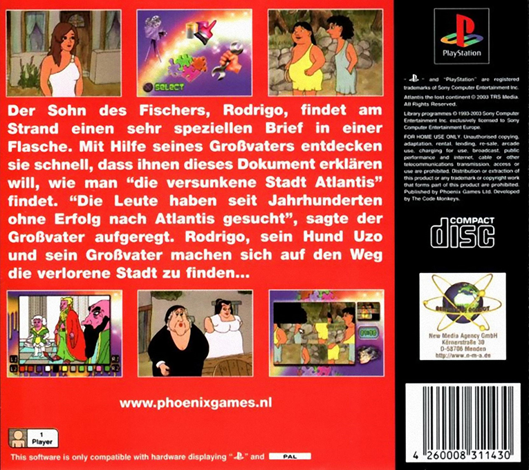 Atlantis The Lost Continent - Dos