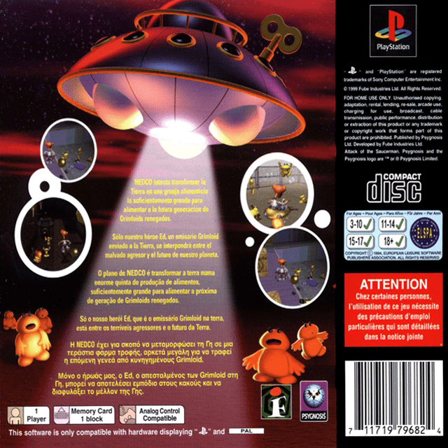 Attack Of The Saucerman ! - Dos