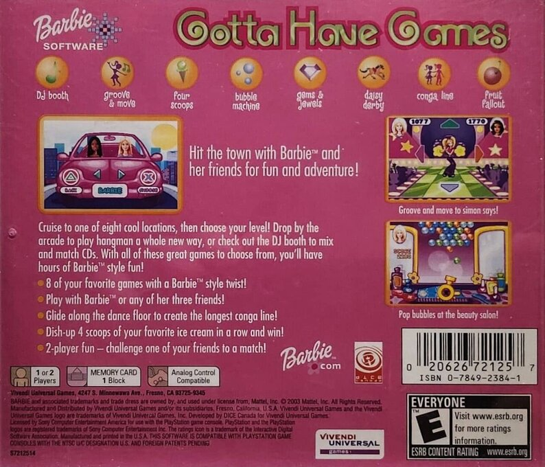 Barbie : Gotta Have Games - Dos