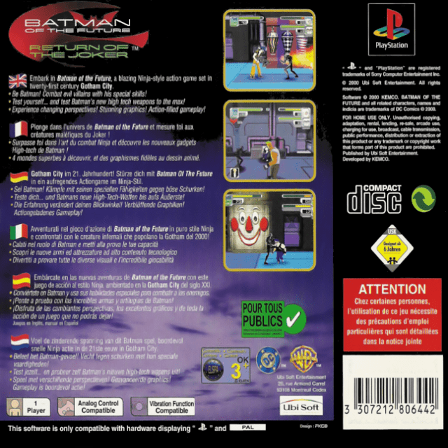 Batman Beyond : Return of the Joker - Dos