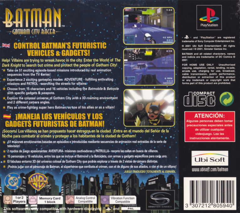 Batman : Gotham City Racer - Dos