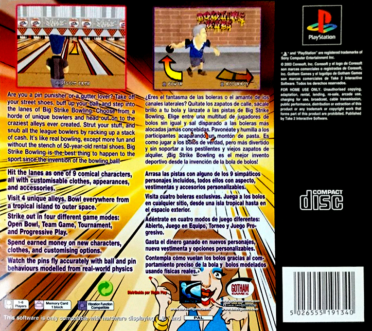 Big Strike Bowling - Dos