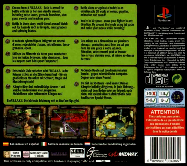 Bio F.R.E.A.K.S. - Dos