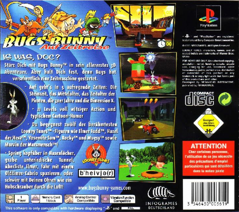 Bugs Bunny - Lost in Time dos