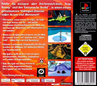 Bugs Bunny & Taz : La Spirale du Temps dos