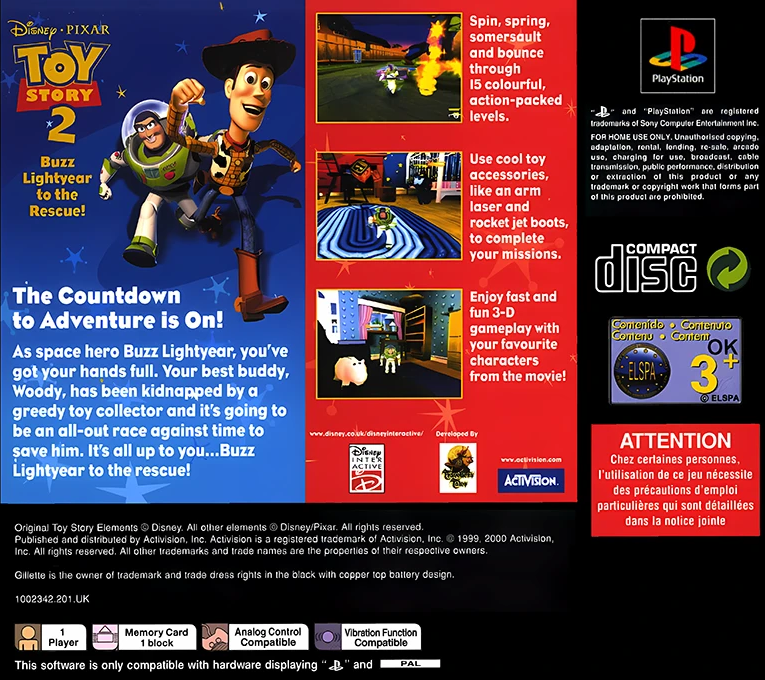 Disney-Pixar Toy Story 2 - Buzz Lightyear to the Rescue dos