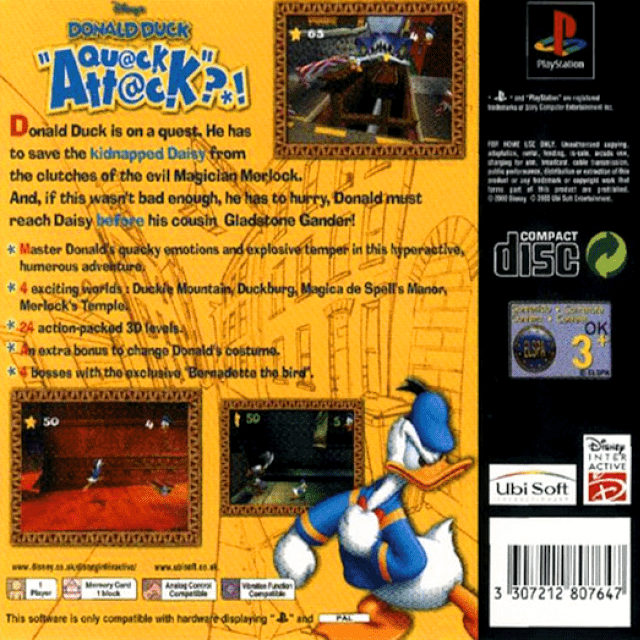 Disney's Donald Duck : Cou@k Att@k?*! - Dos