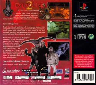 Dracula 2 - The Last Sanctuary dos