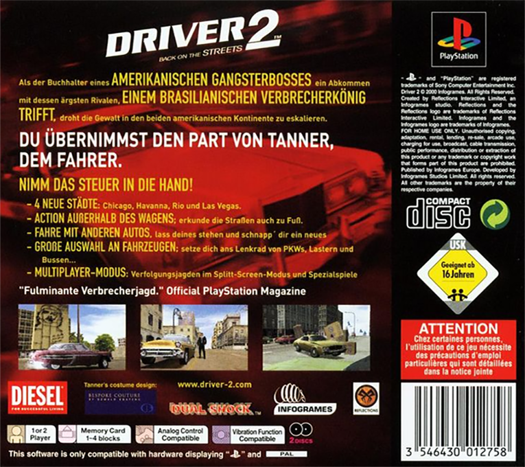 Driver 2 - Dos