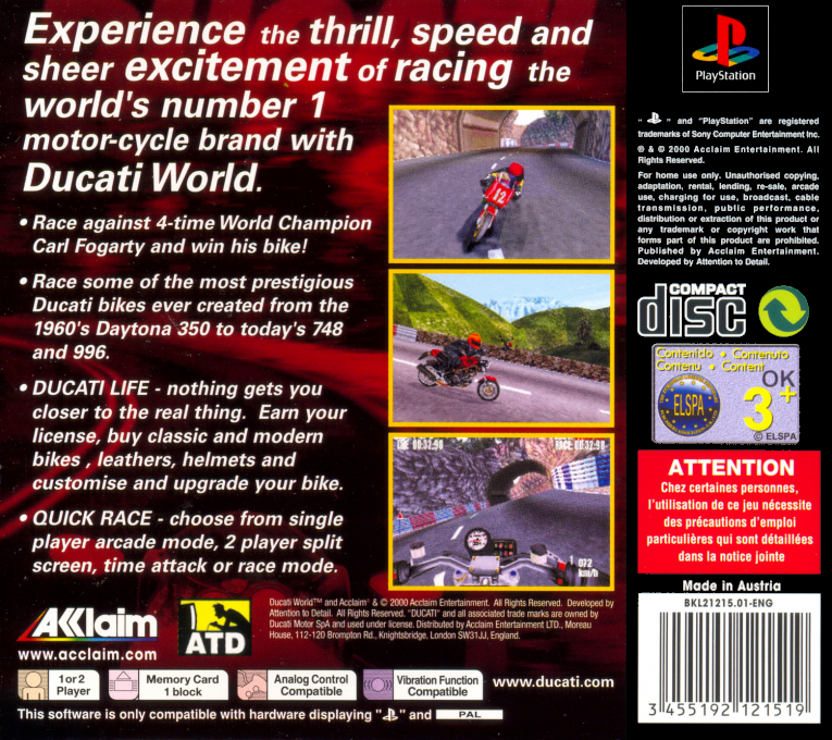 Ducati World : Racing Challenge - Dos