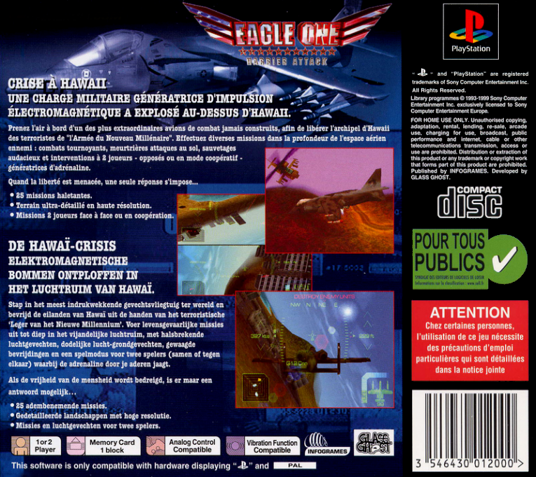 Eagle One : Harrier Attack - Dos