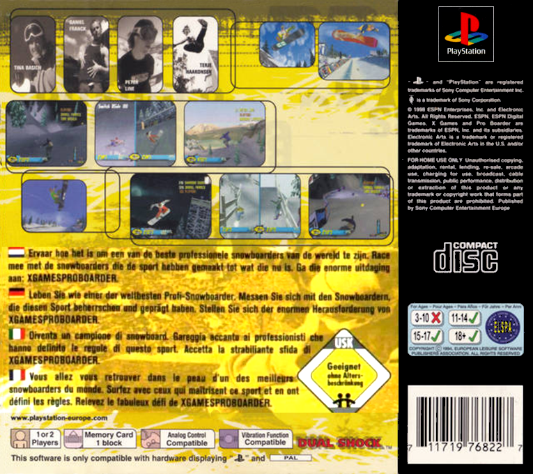 ESPN X-Games Pro Boarder - Dos