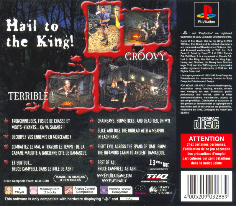 Evil Dead : Hail to the King - Dos