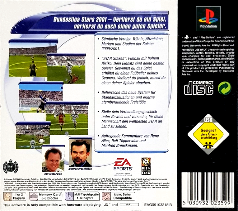 The F.A. Premier League Stars 2001 dos
