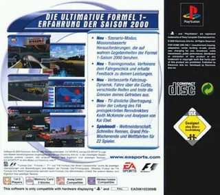 F1 Championship Saison 2000 dos