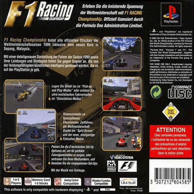 F1 Racing Championship - Dos