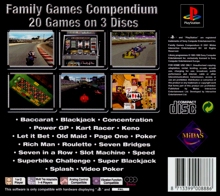 Family Games Compendium - Dos