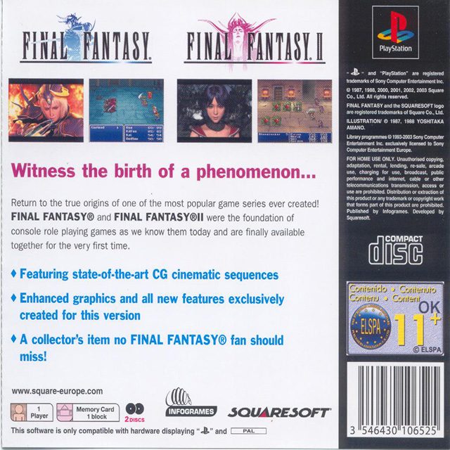 Final Fantasy 2 dos