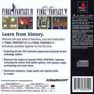 Final Fantasy Anthology : Final Fantasy V dos